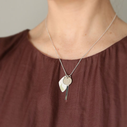 Aglaea | Sterling Silver Interchangeable Necklace